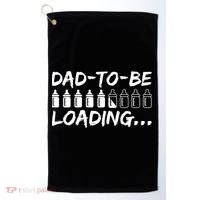 Dad To Be Loading Future Daddy Golf Towel thumb 0