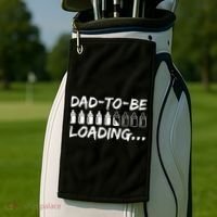 Dad To Be Loading Future Daddy Golf Towel thumb 2