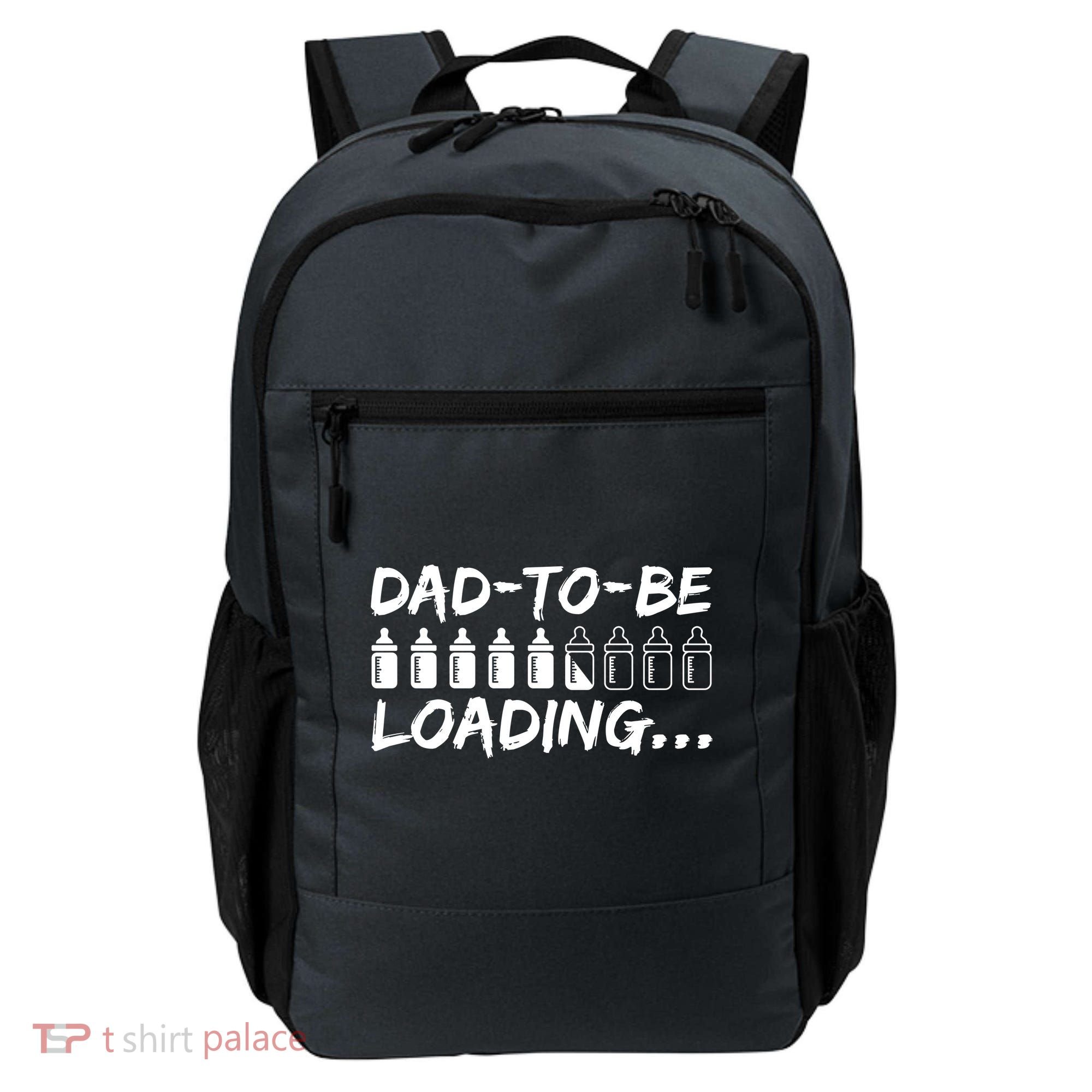 Dad To Be Loading Future Daddy Backpack