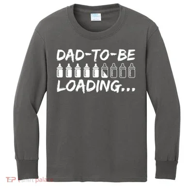 Dad To Be Loading Future Daddy Kids Long Sleeve Shirt