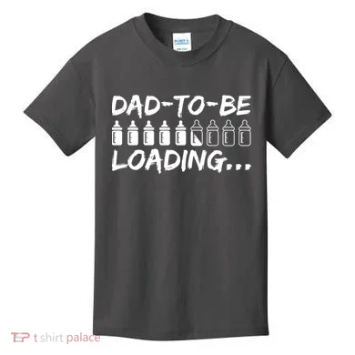 Dad To Be Loading Future Daddy Kids T-Shirt