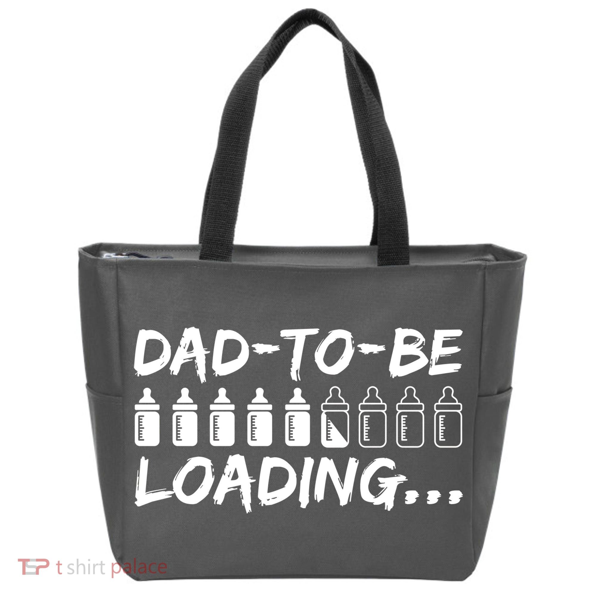 Dad To Be Loading Future Daddy Tote Bag