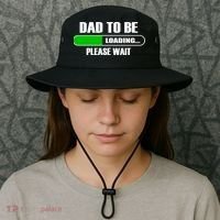 Dad To Be Loading Please Wait Bucket Hat thumb 3