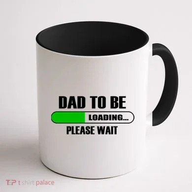 Dad To Be Loading Please Wait Coffee Mug back