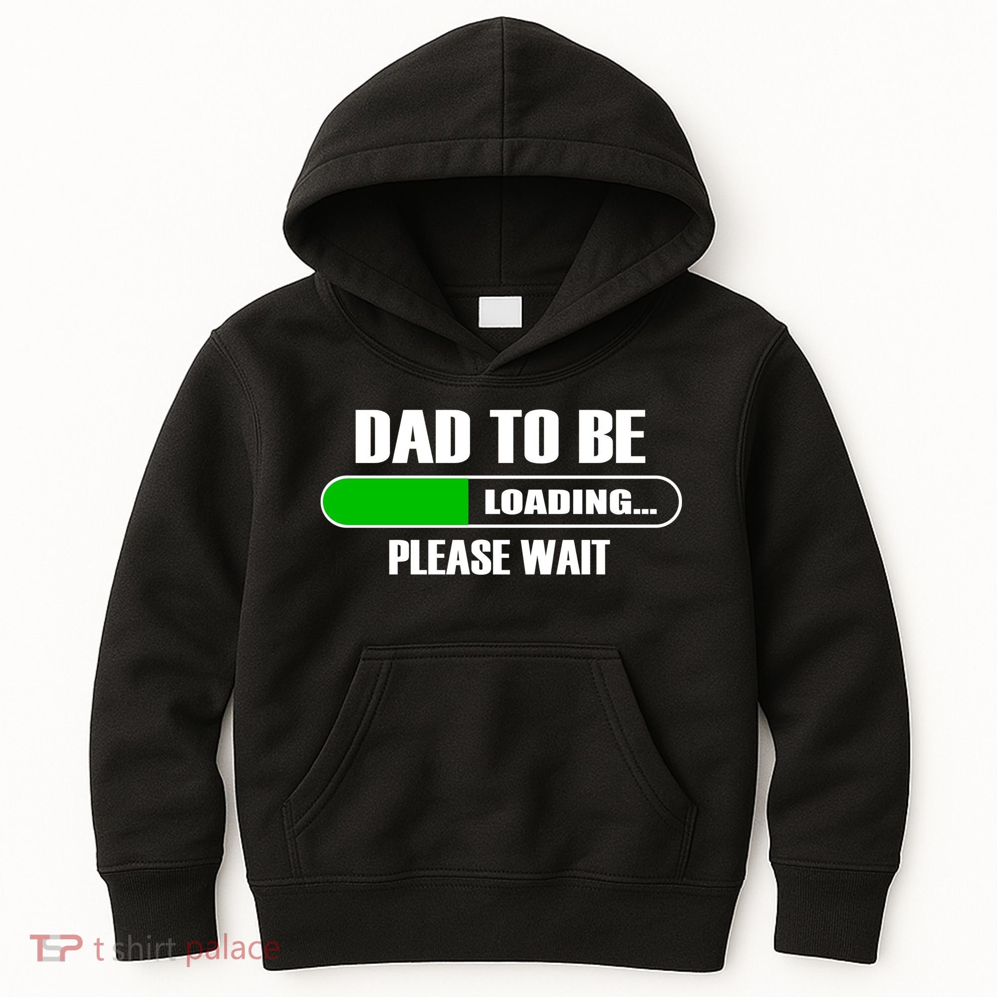 Dad To Be Loading Please Wait Kids Hoodie