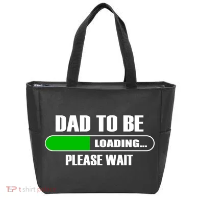 Dad To Be Loading Please Wait Tote Bag