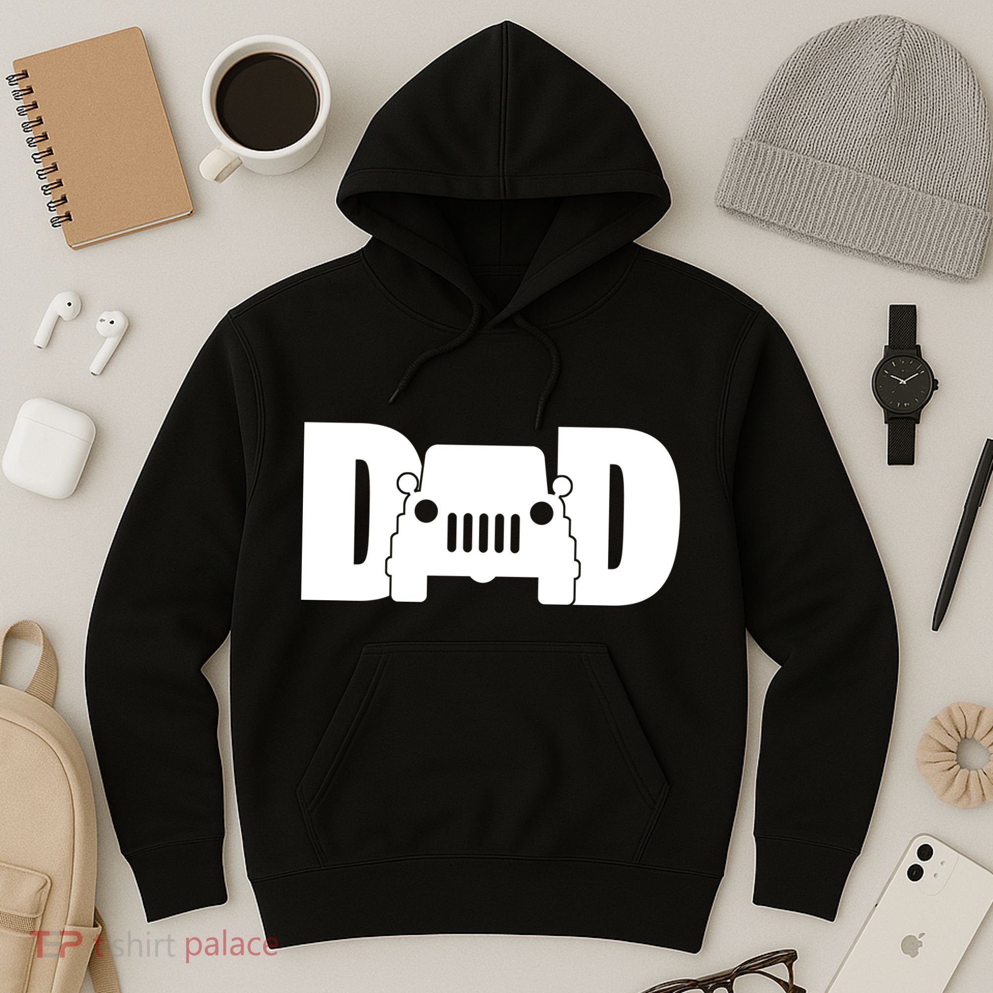 Dad Truck Logo Hoodie