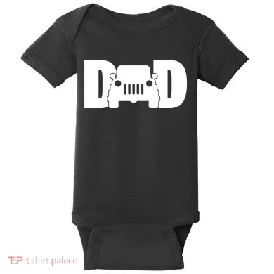 Dad Truck Logo Baby Bodysuit
