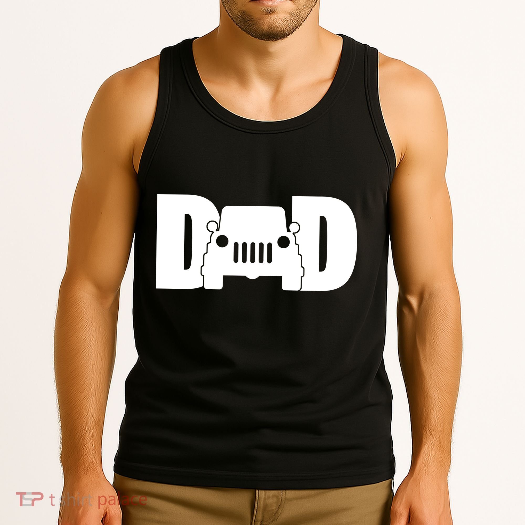 Dad Truck Logo Tank Top