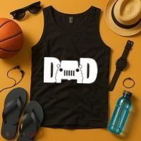 Dad Truck Logo Tank Top thumb 4