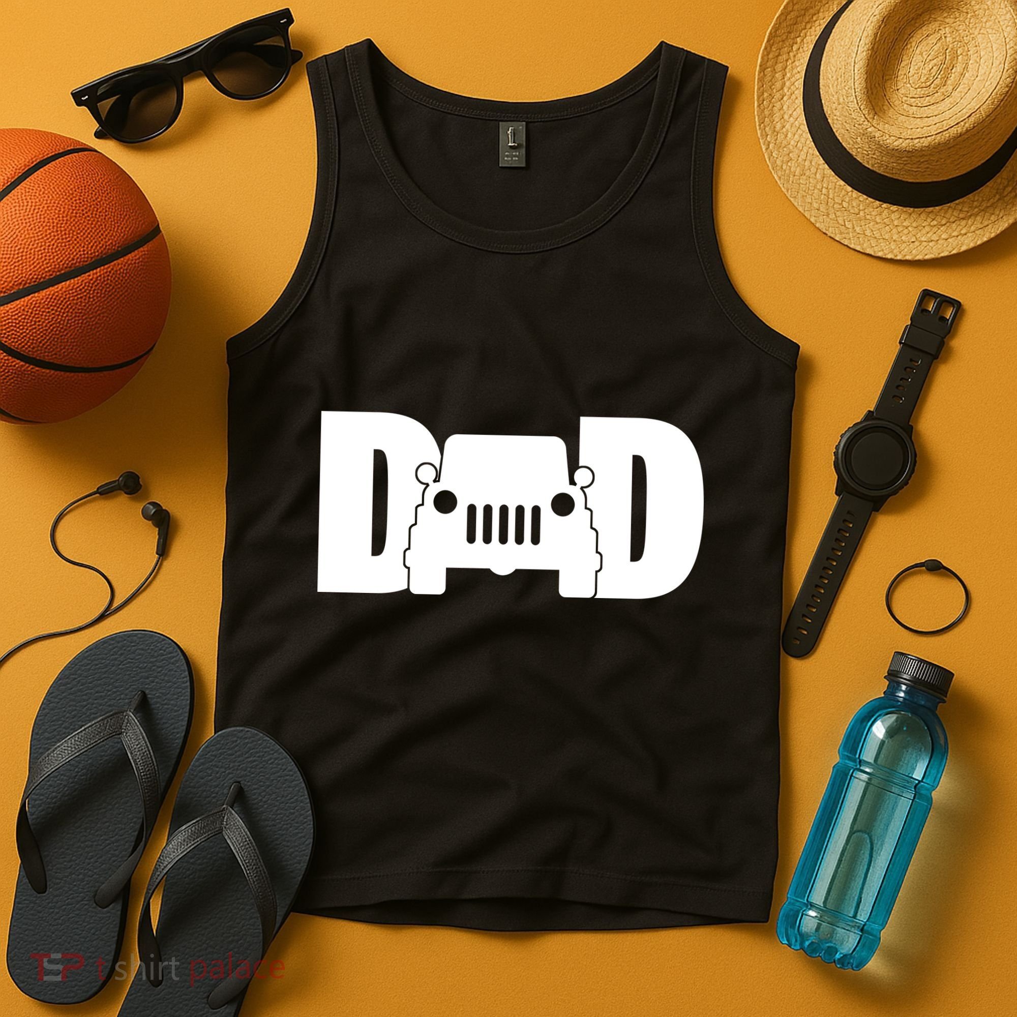 Dad Truck Logo Tank Top