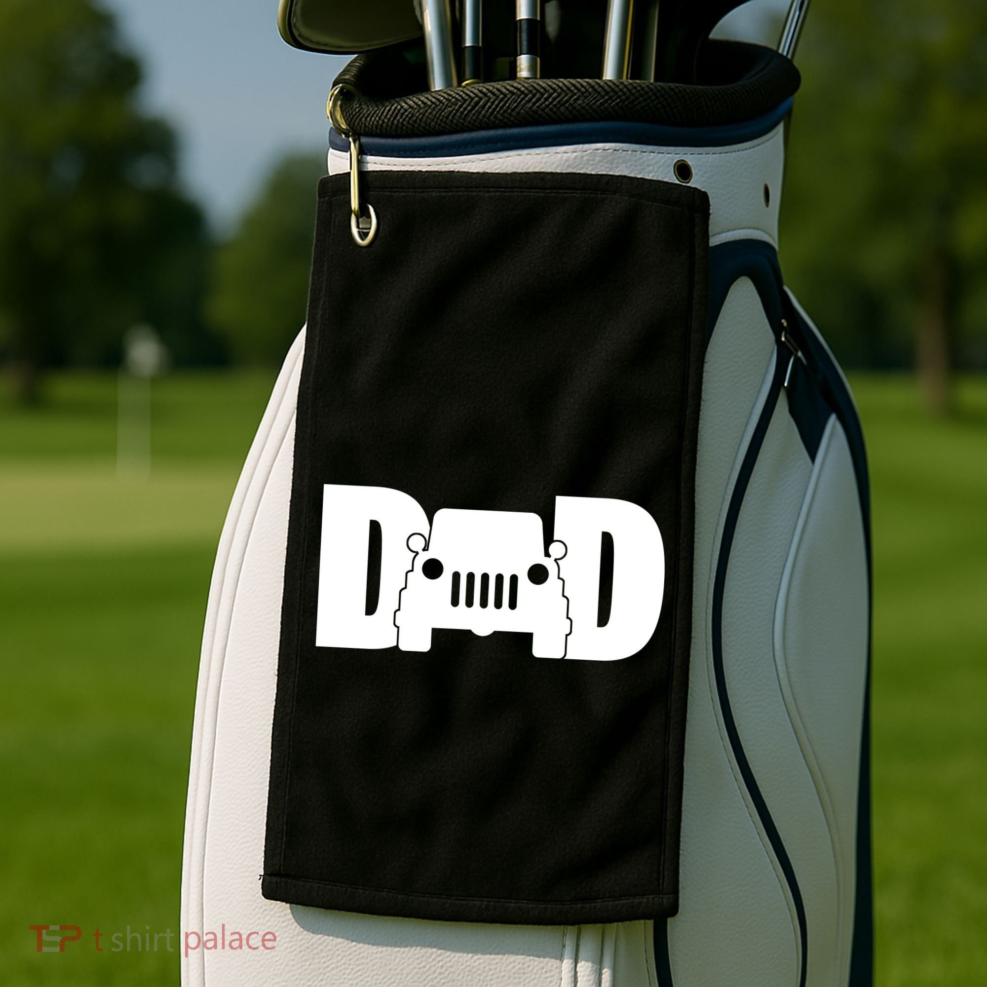 Dad Truck Logo Golf Towel