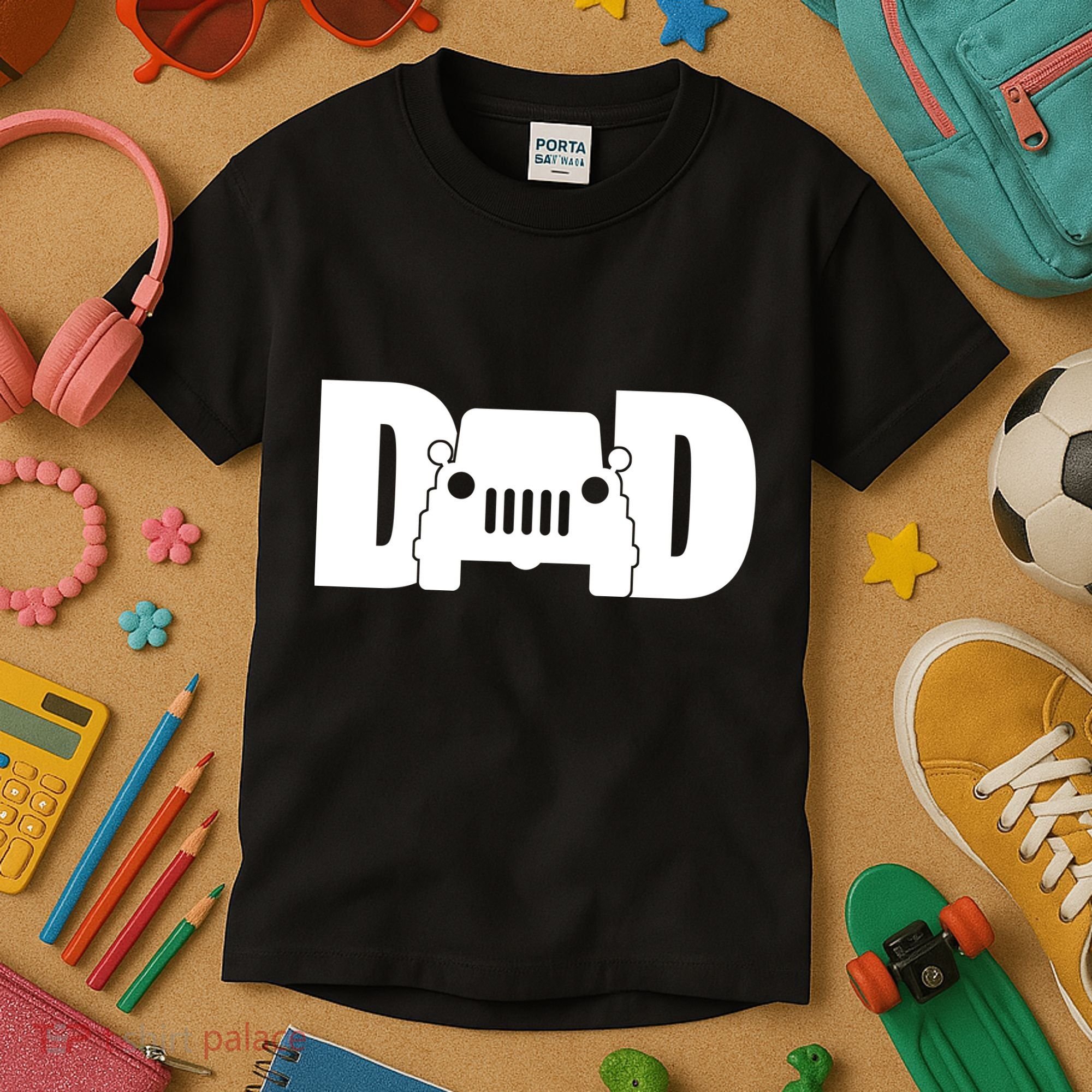 Dad Truck Logo Kids T-Shirt