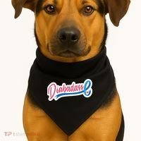 Diabetes Awareness Diabadass USA-Made Doggie Bandana thumb 1
