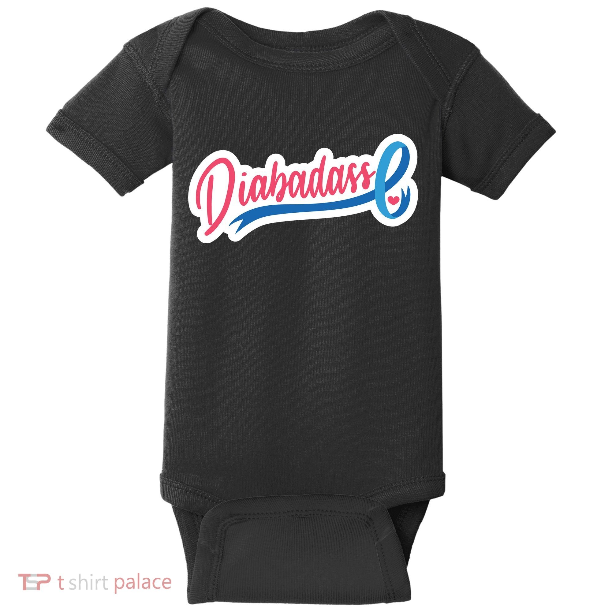 Diabetes Awareness Diabadass Baby Bodysuit