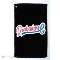 Diabetes Awareness Diabadass Golf Towel thumb 0