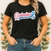 Diabetes Awareness Diabadass Women's T-Shirt thumb 2