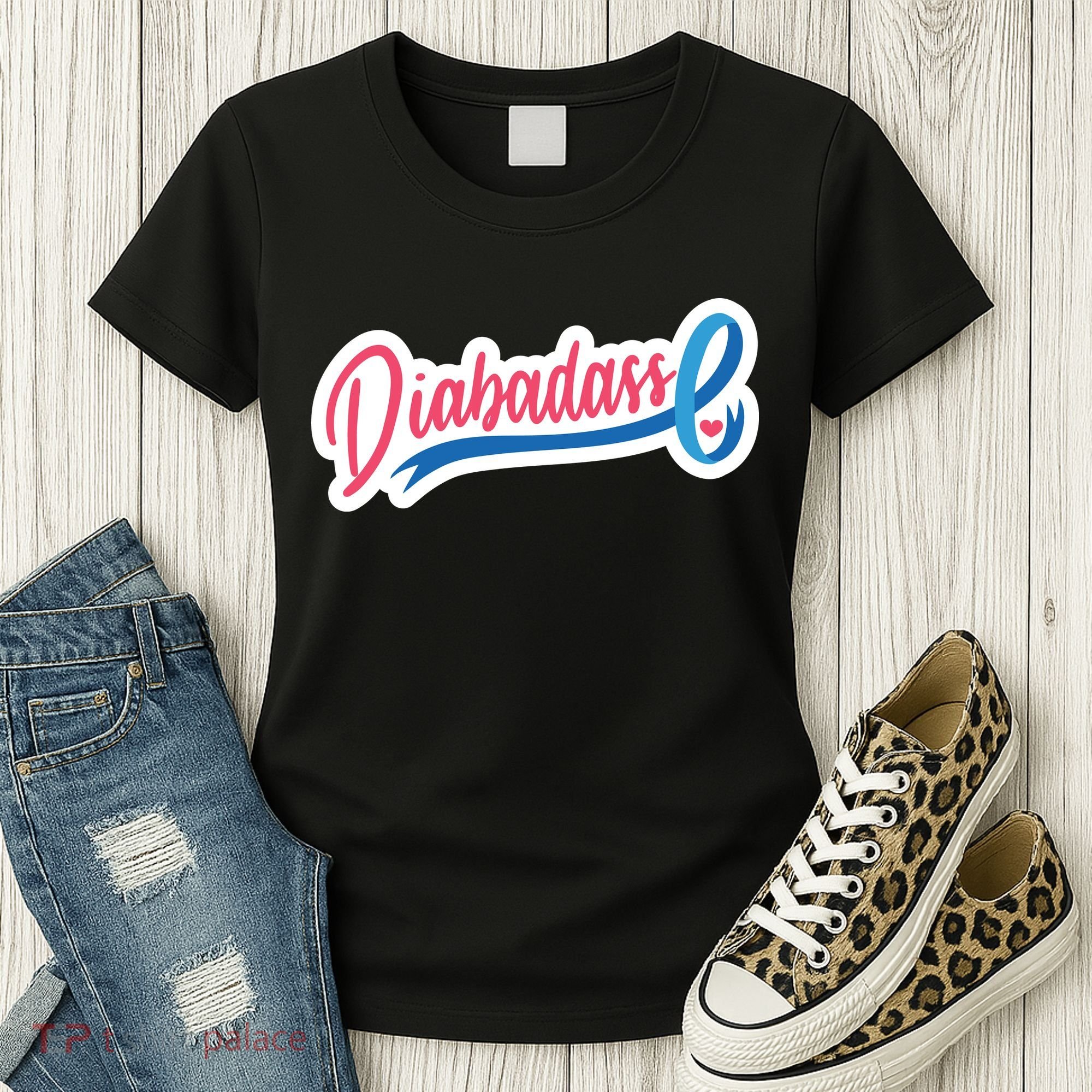 Diabetes Awareness Diabadass Women's T-Shirt