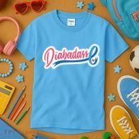 Diabetes Awareness Diabadass Kids T-Shirt thumb 3