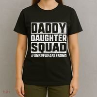 Daddy And Daughter S Father Daughter Squad Bond T-Shirt thumb 4