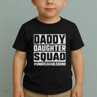 Daddy And Daughter S Father Daughter Squad Bond Toddler T-Shirt thumb 2