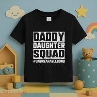 Daddy And Daughter S Father Daughter Squad Bond Toddler T-Shirt thumb 3