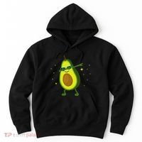 Dabbing Avocado Dabbing Fruit S Vegan Avocado Hoodie thumb 0
