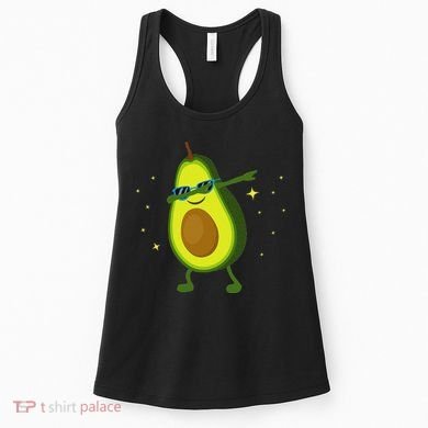 Dabbing Avocado Dabbing Fruit S Vegan Avocado Women's Tank Top