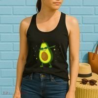 Dabbing Avocado Dabbing Fruit S Vegan Avocado Women's Tank Top thumb 2