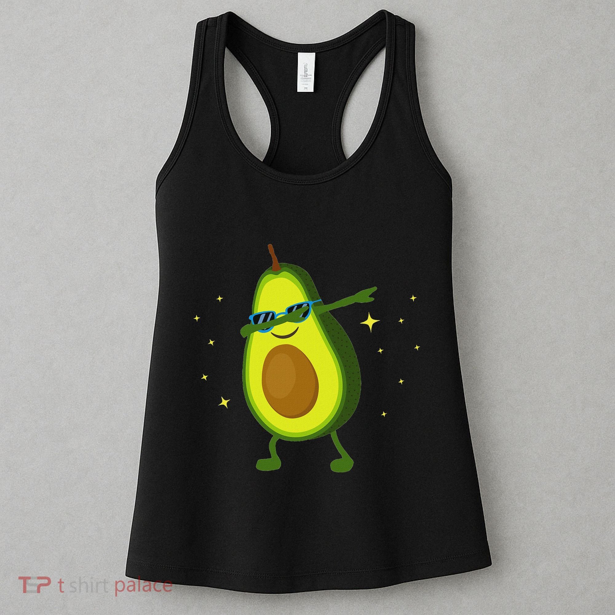 Dabbing Avocado Dabbing Fruit S Vegan Avocado Women's Tank Top
