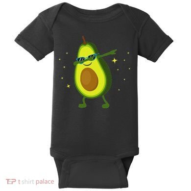 Dabbing Avocado Dabbing Fruit S Vegan Avocado Baby Bodysuit