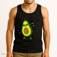 Dabbing Avocado Dabbing Fruit S Vegan Avocado Tank Top thumb 3