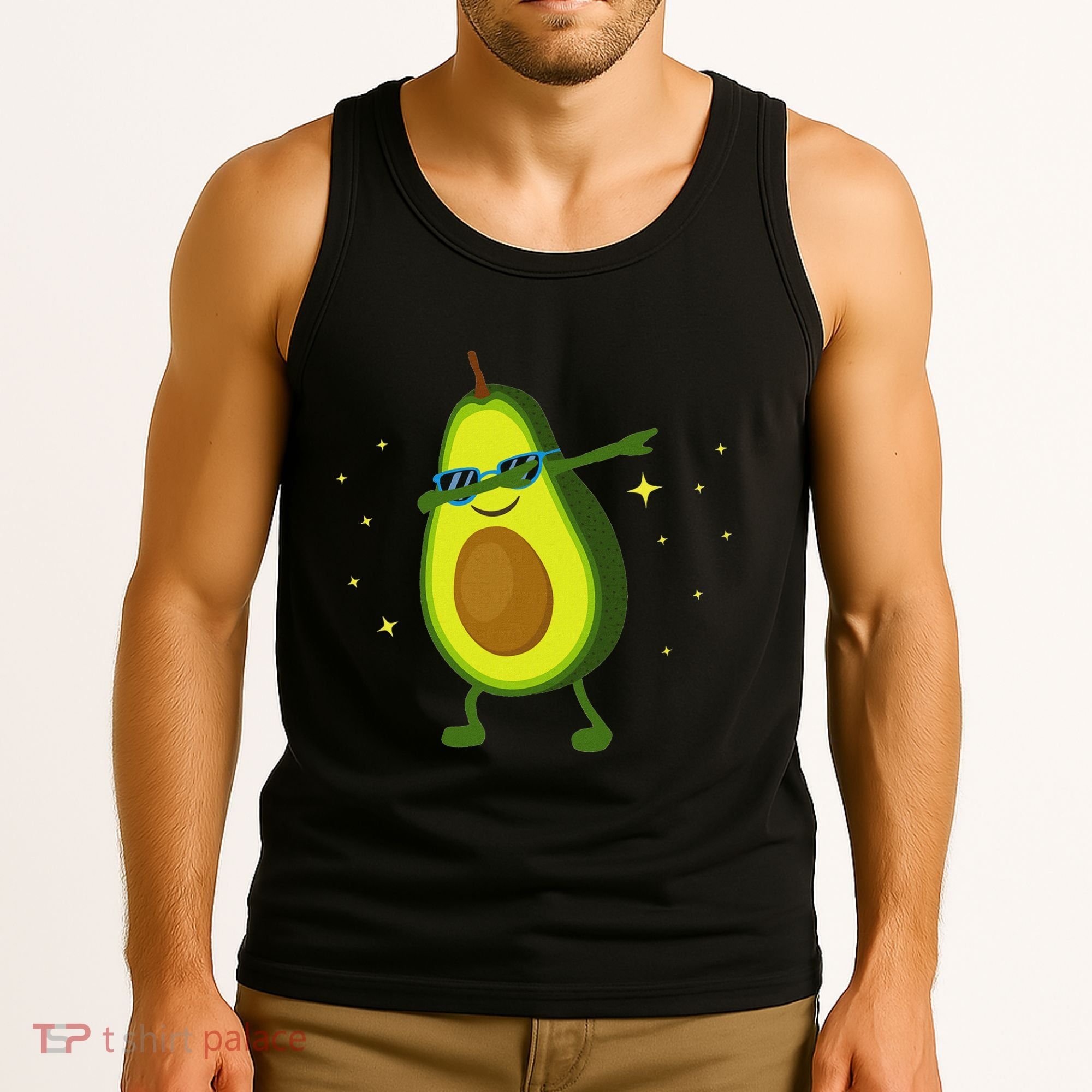 Dabbing Avocado Dabbing Fruit S Vegan Avocado Tank Top