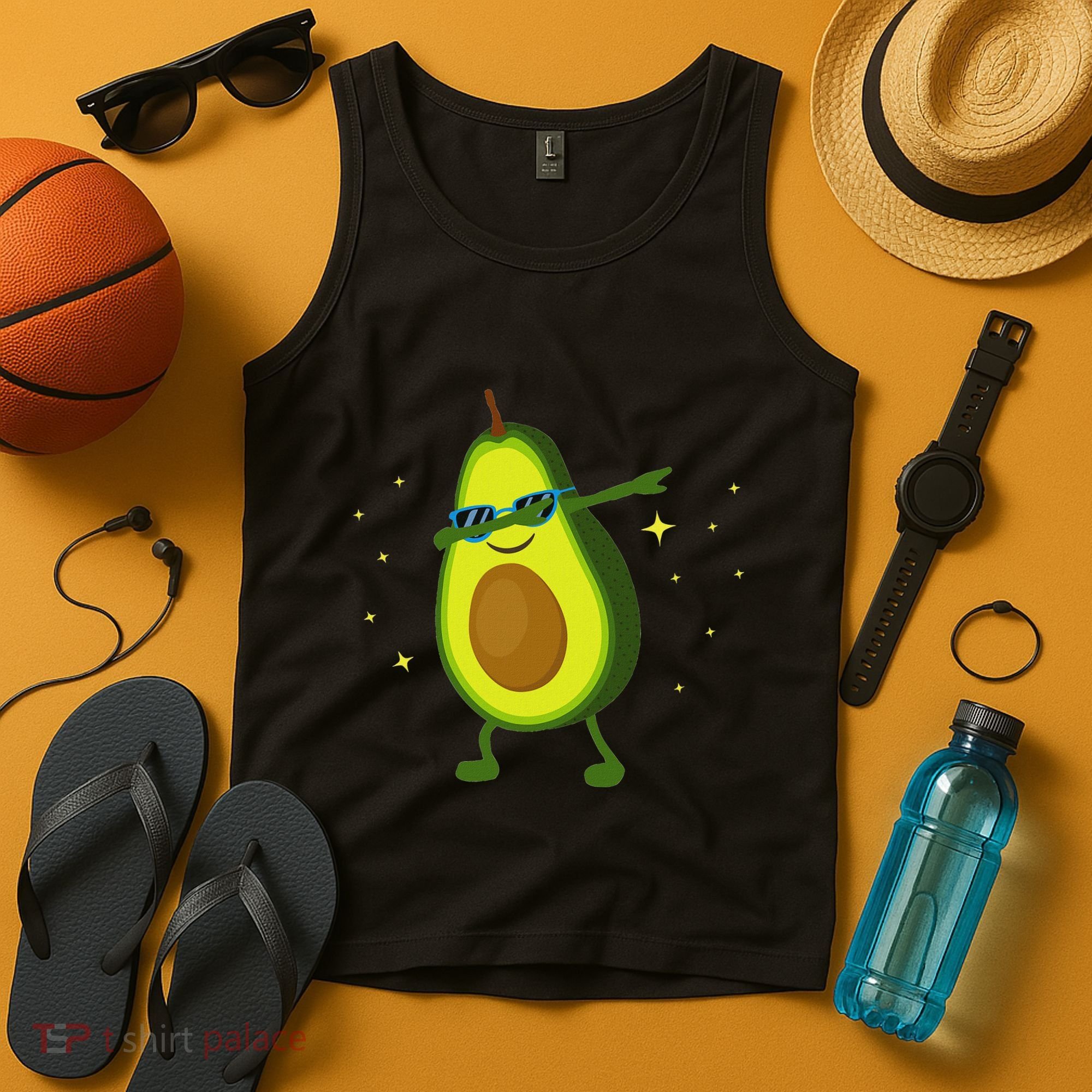 Dabbing Avocado Dabbing Fruit S Vegan Avocado Tank Top