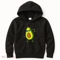 Dabbing Avocado Dabbing Fruit S Vegan Avocado Kids Hoodie thumb 0