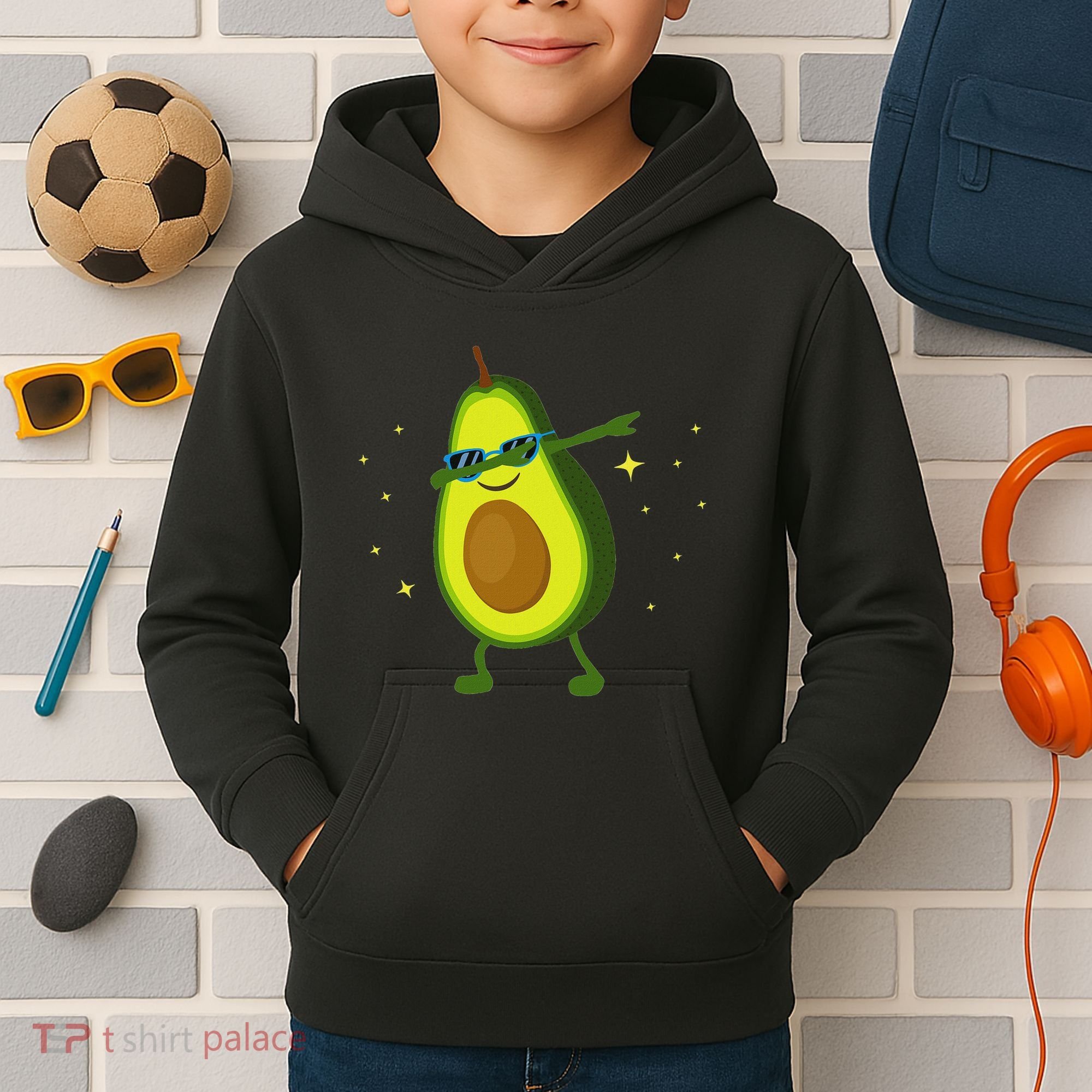 Dabbing Avocado Dabbing Fruit S Vegan Avocado Kids Hoodie