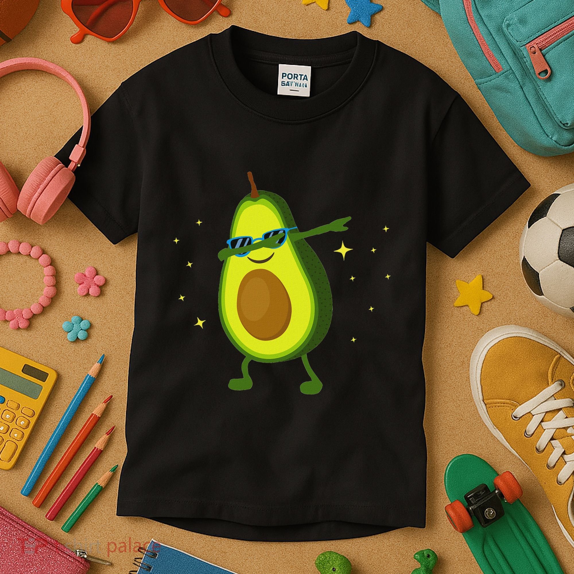 Dabbing Avocado Dabbing Fruit S Vegan Avocado Kids T-Shirt