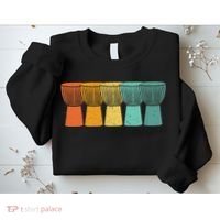 Djembe African Drums Retro Style Sweatshirt thumb 2