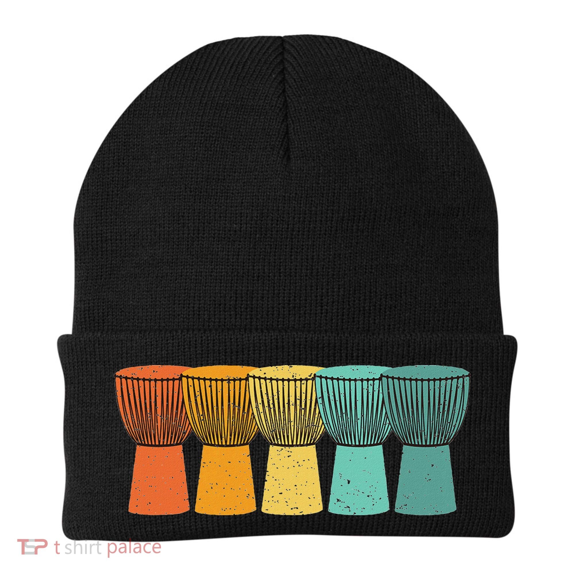 Djembe African Drums Retro Style Beanie