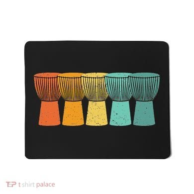 Djembe African Drums Retro Style Mousepad