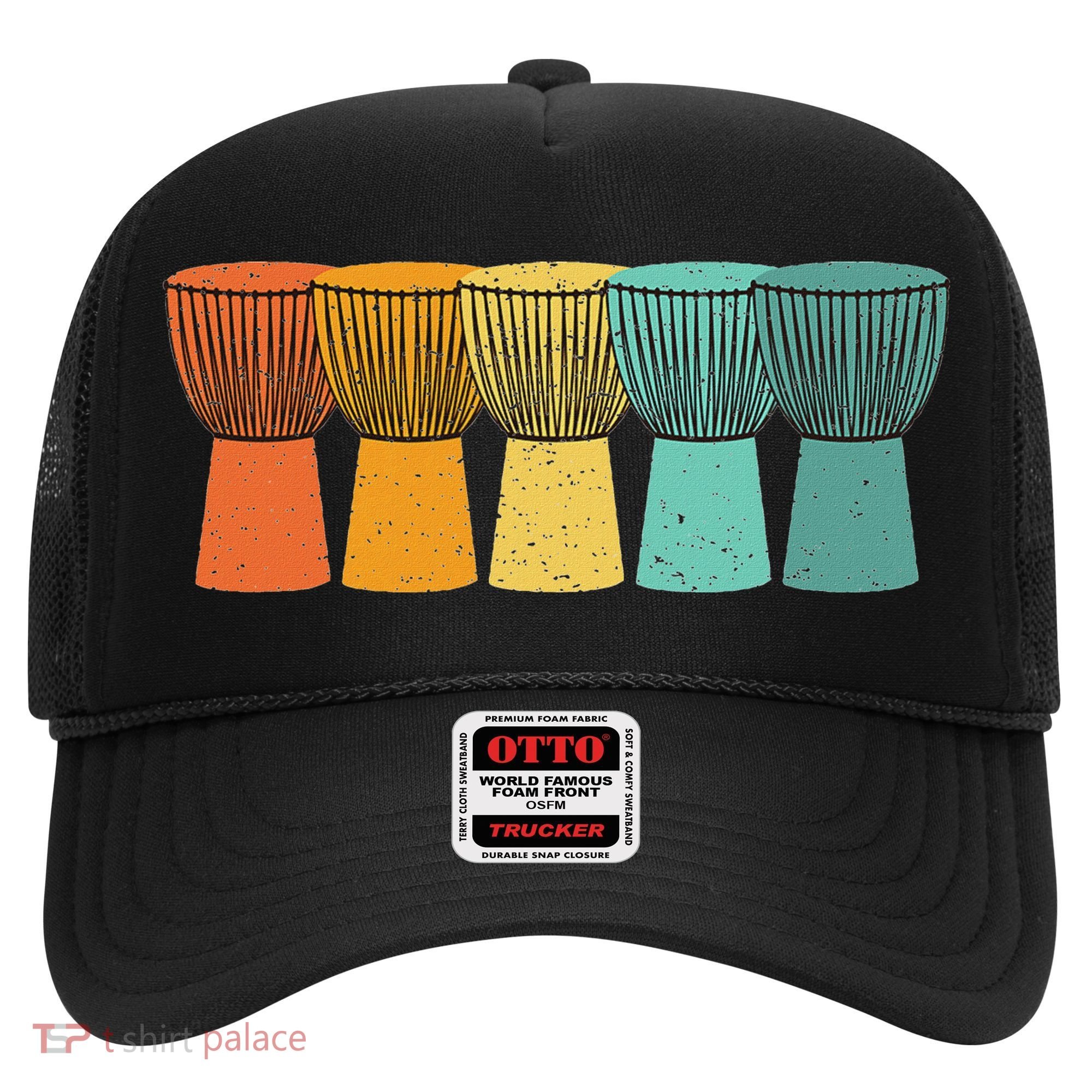 Djembe African Drums Retro Style Hat