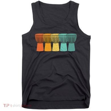 Djembe African Drums Retro Style Tank Top