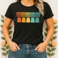 Djembe African Drums Retro Style Women's T-Shirt thumb 2