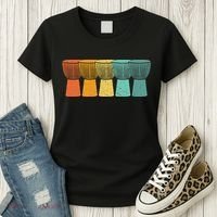Djembe African Drums Retro Style Women's T-Shirt thumb 3