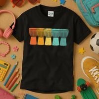 Djembe African Drums Retro Style Kids T-Shirt thumb 3