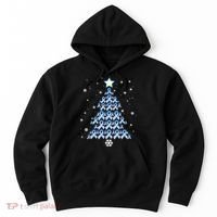 Diabetes Awareness Decoration Christmas Tree Hoodie thumb 0