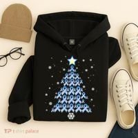 Diabetes Awareness Decoration Christmas Tree Hoodie thumb 4