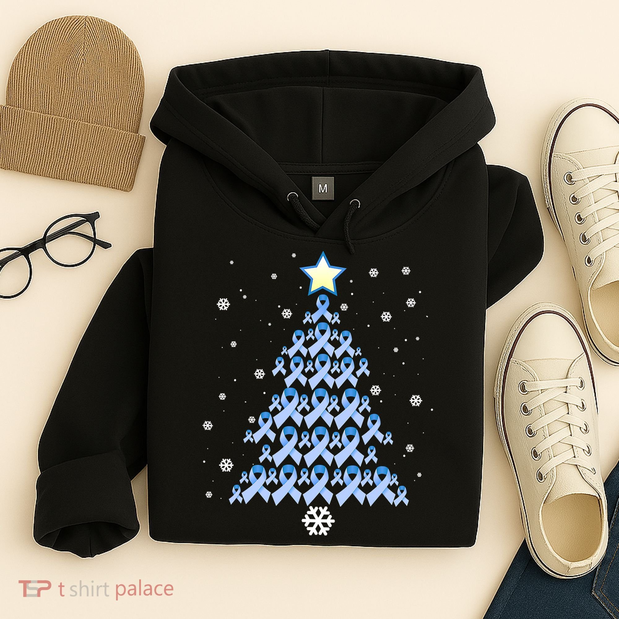 Diabetes Awareness Decoration Christmas Tree Hoodie