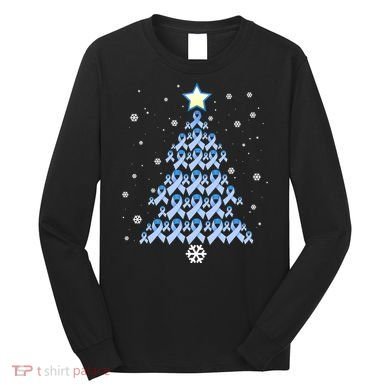 Diabetes Awareness Decoration Christmas Tree Long Sleeve Shirt