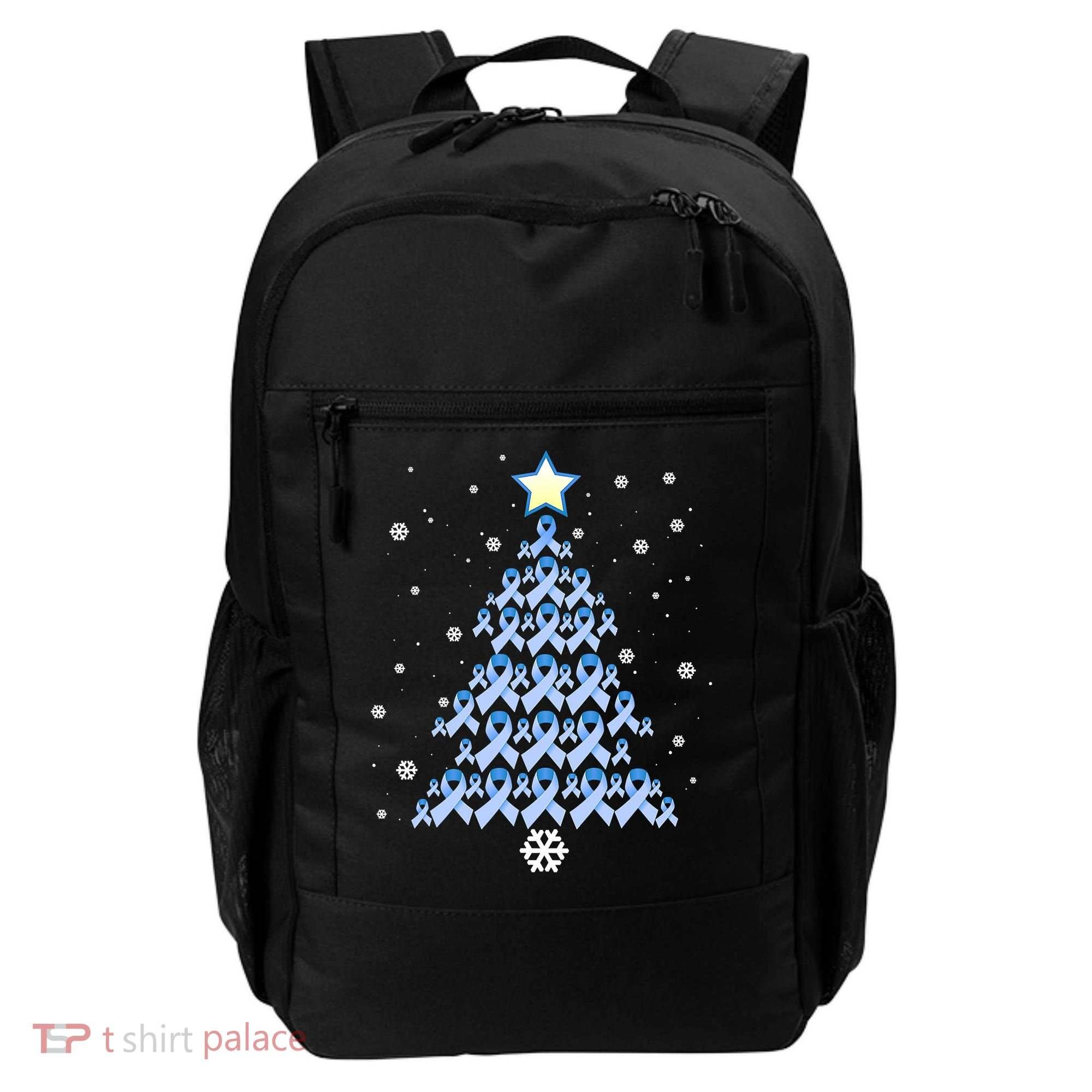 Diabetes Awareness Decoration Christmas Tree Backpack